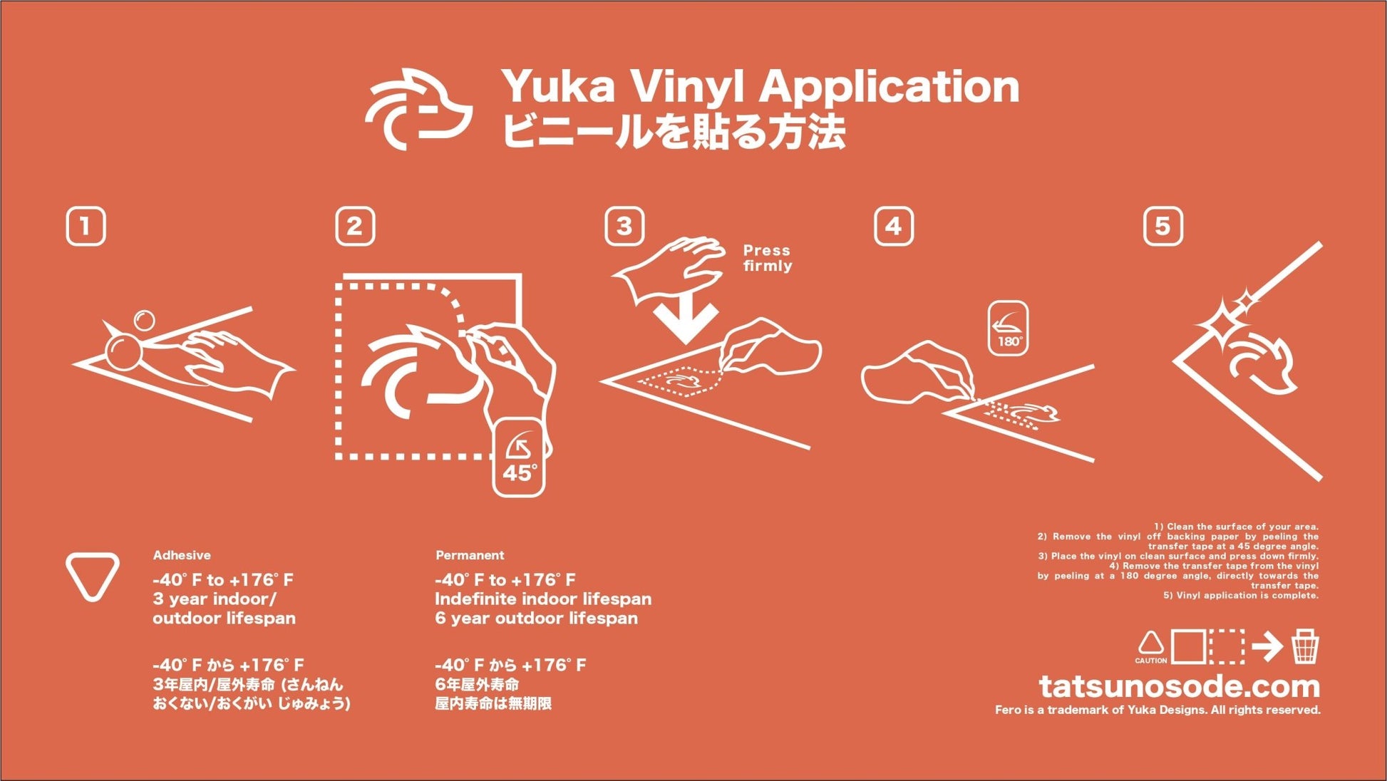 Fero Vinyl Decal - Yuka Designs